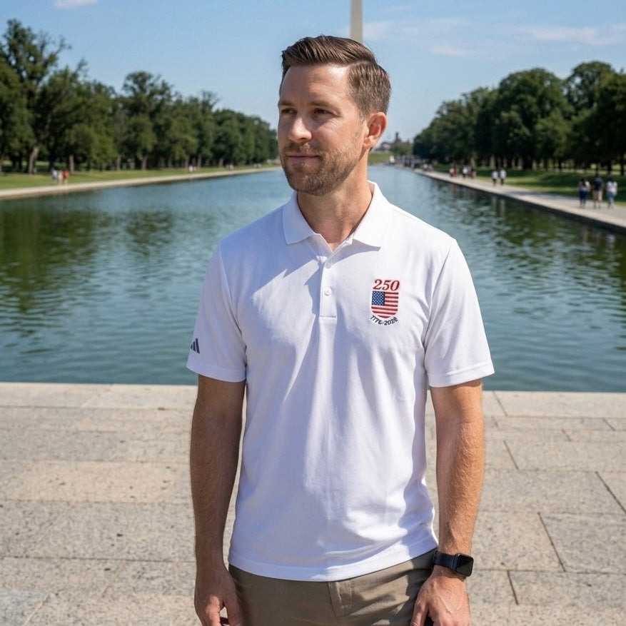 America’s 250th Anniversary Commemorative Adidas Sport Polo