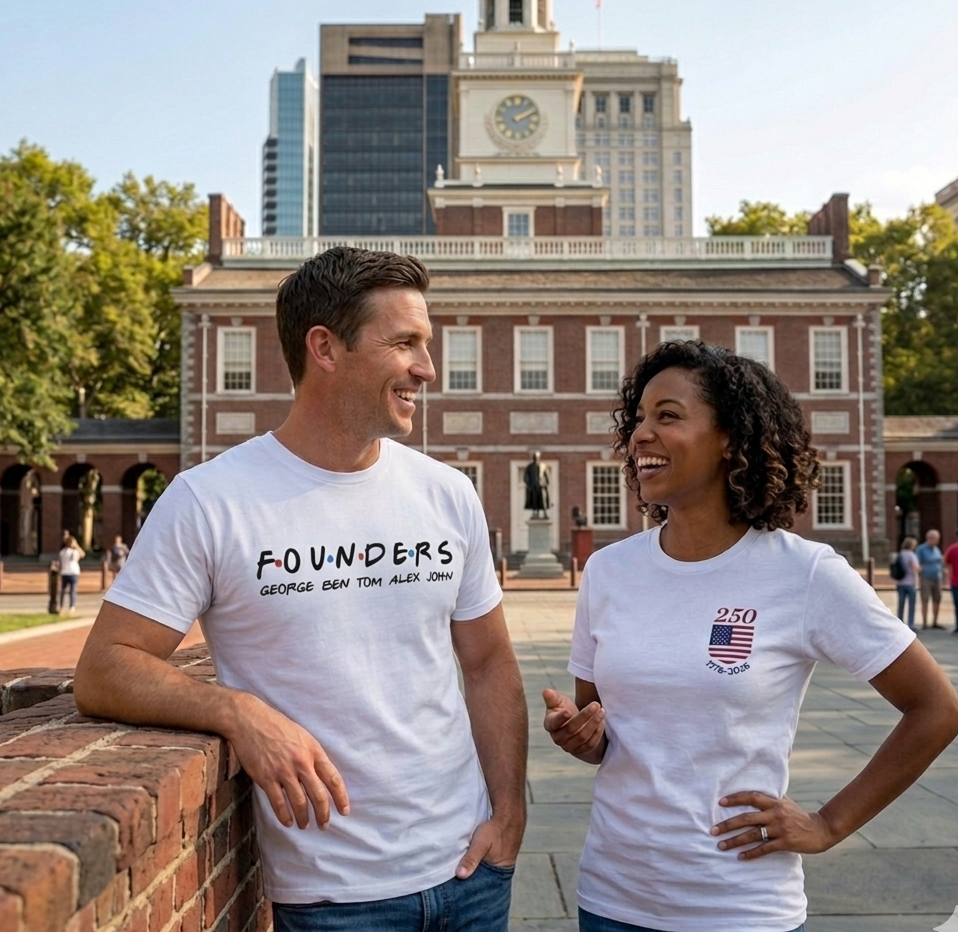 Founders T-Shirt | Founding Fathers Patriotic Tee | George Ben Tom Alex John | American History Shirt | Funny Patriotic Gift